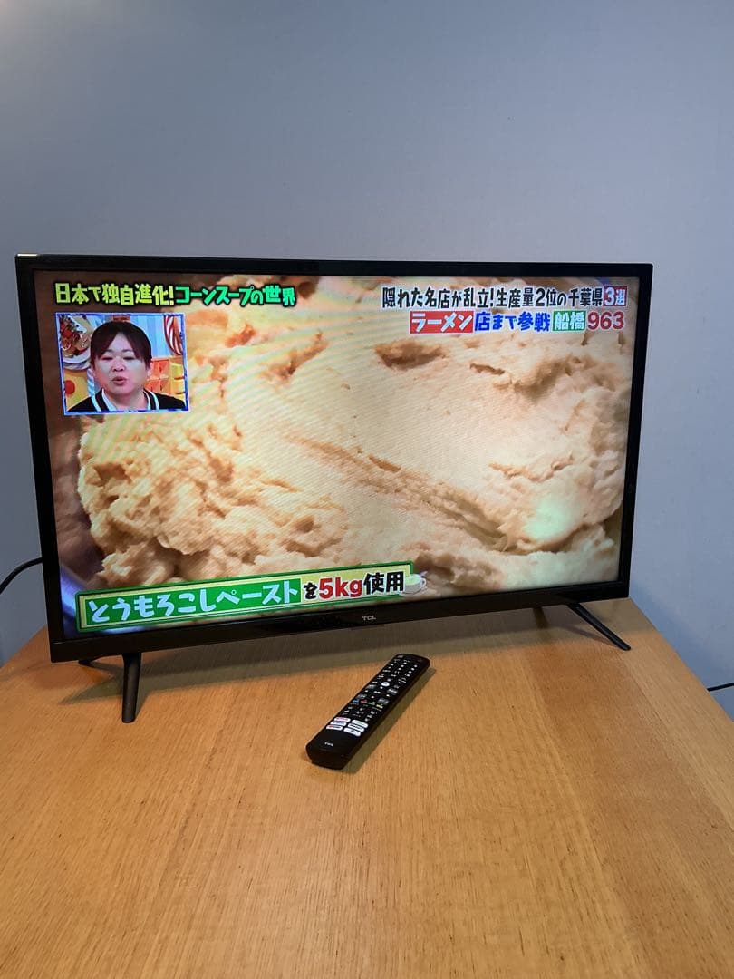 【美品・2021年製】TCL32型 Android TV Netflixリモコン
