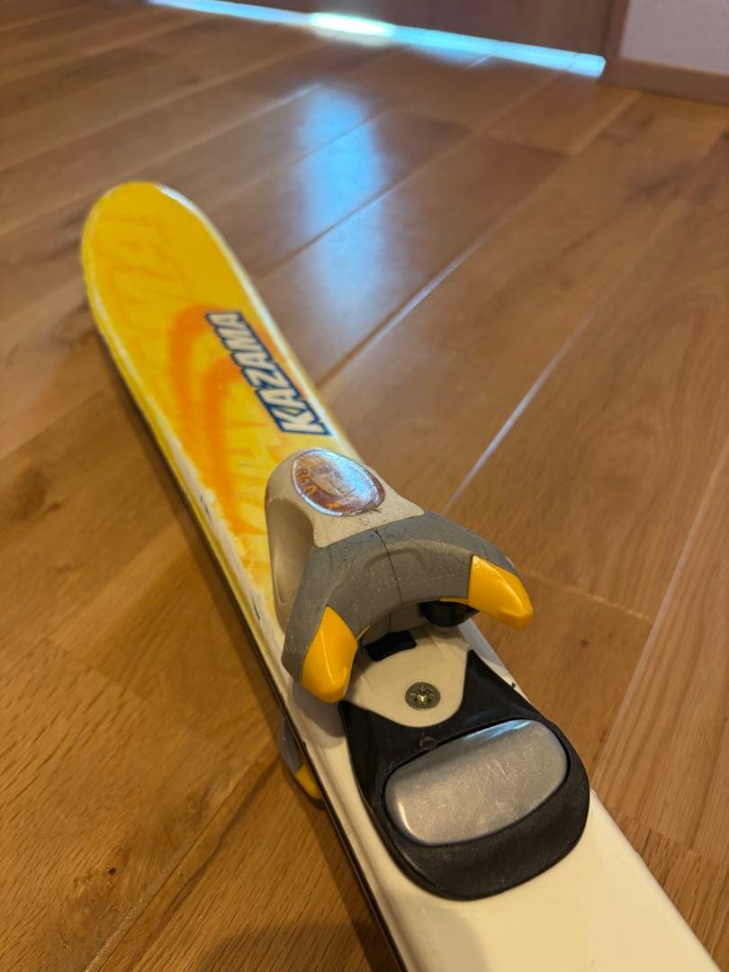 KAZAMAスキーセット イエロー/ピンク