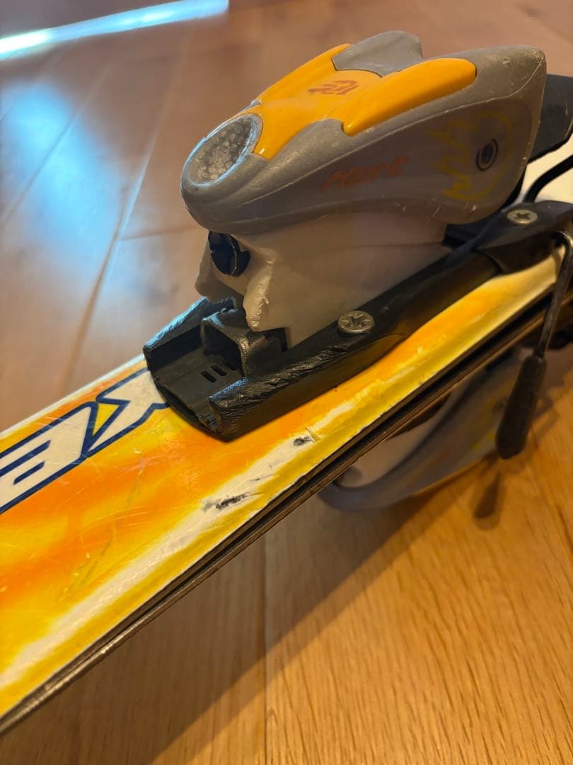 KAZAMAスキーセット イエロー/ピンク