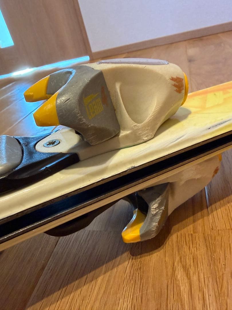 KAZAMAスキーセット イエロー/ピンク