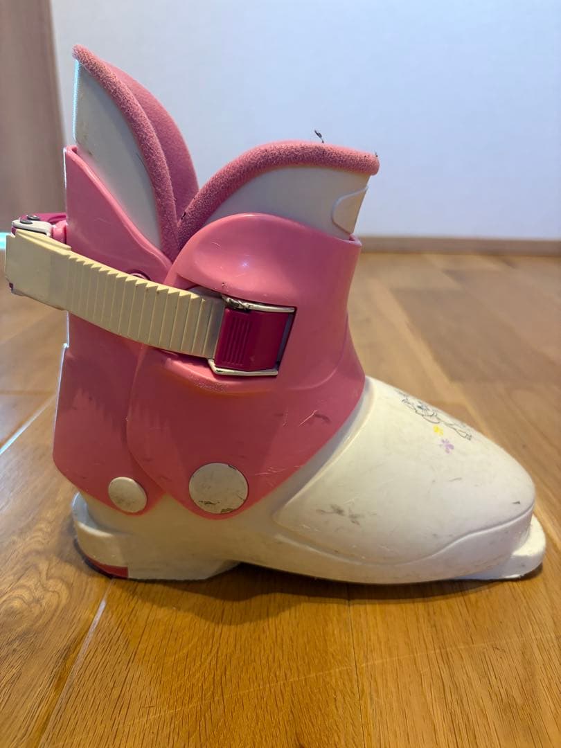 KAZAMAスキーセット イエロー/ピンク