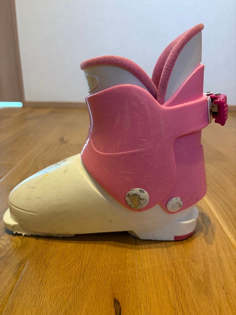 KAZAMAスキーセット イエロー/ピンク