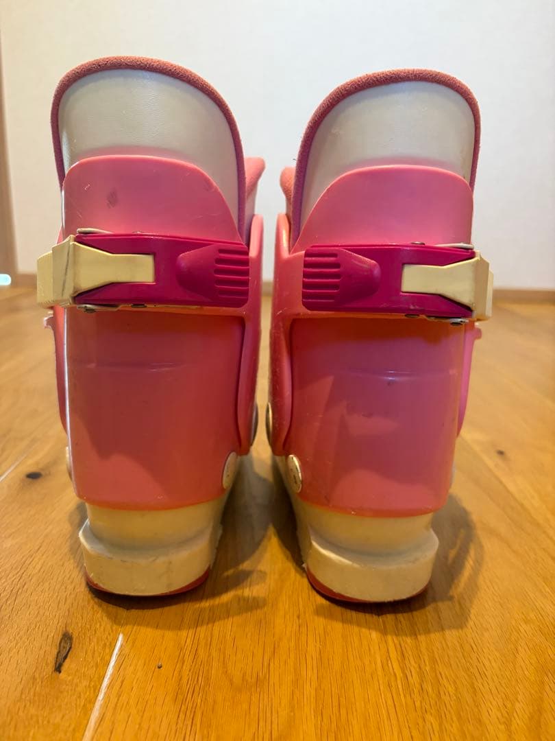 KAZAMAスキーセット イエロー/ピンク