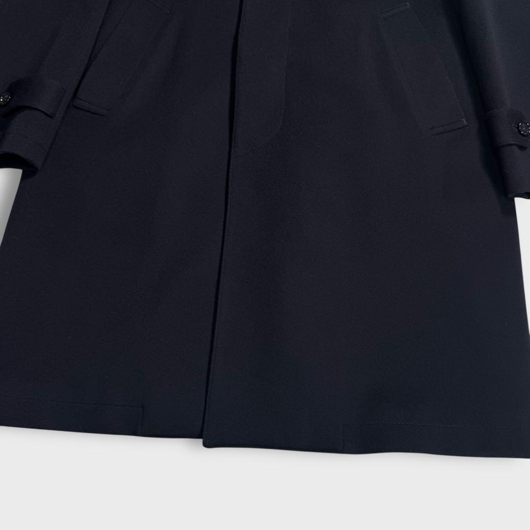 L 近年 極美品 シップス ロロピアーナ ロングコート ネイビー 23AW