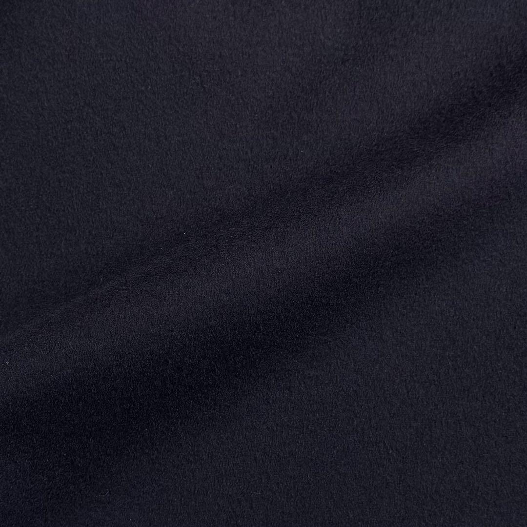 L 近年 極美品 シップス ロロピアーナ ロングコート ネイビー 23AW