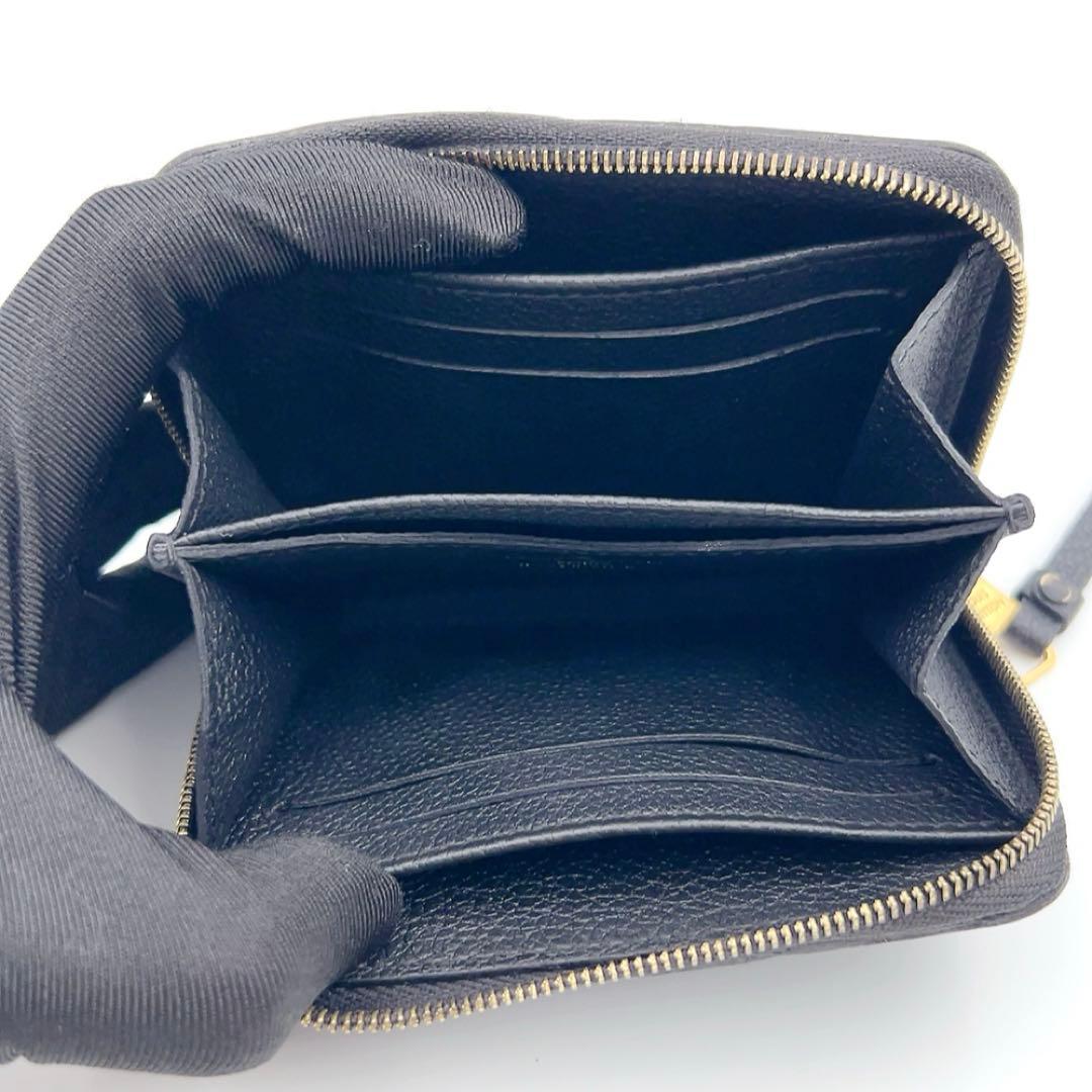 【美品】ルイヴィトン ジッピーパース モノグラム アンプラント 黒 754