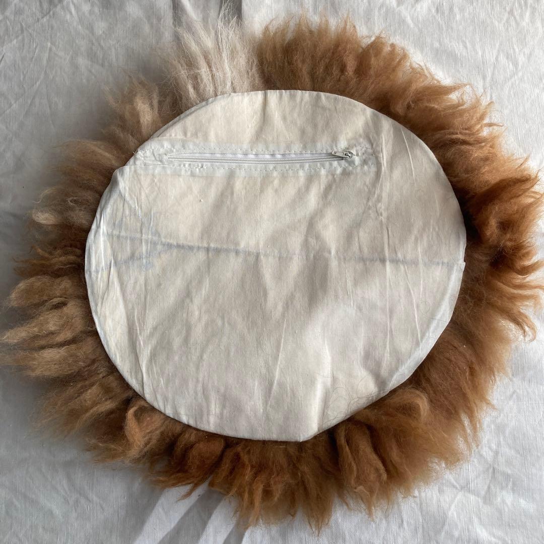 ぽん　アルパカ　ラグ マット