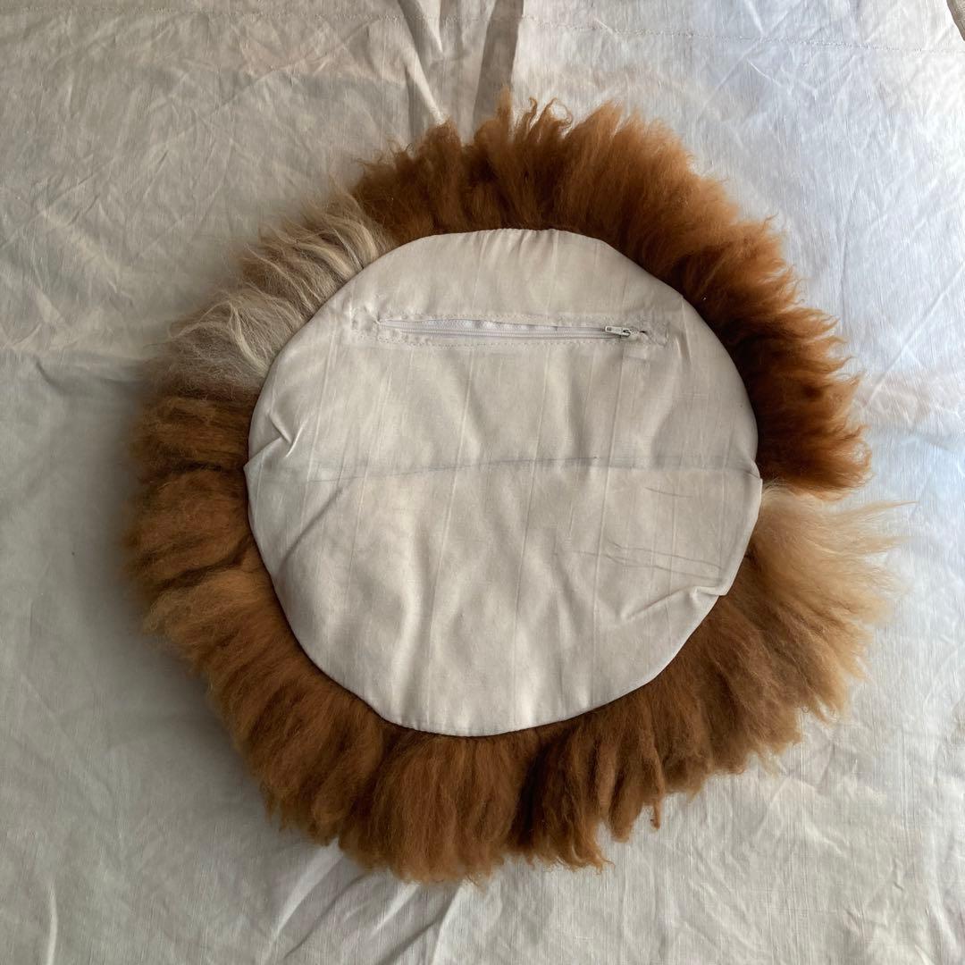 ぽん　アルパカ　ラグ マット