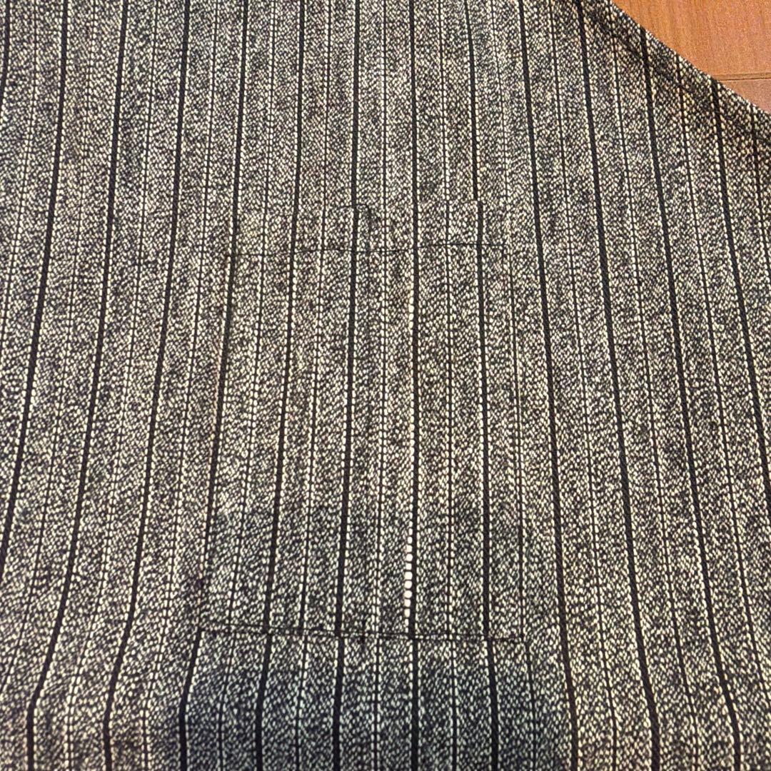 年代不明 デッドストック ブラックシャンブレーエプロン