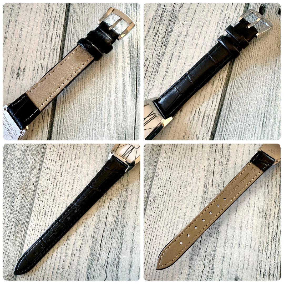 【希少】TIFFANY&Co ティファニー 腕時計 ジェメア ホワイト ブラック