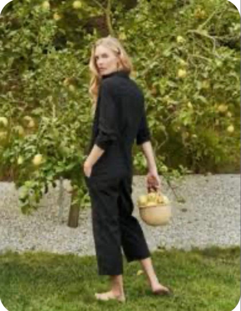 Frank & Eileen ブラックオールインワン