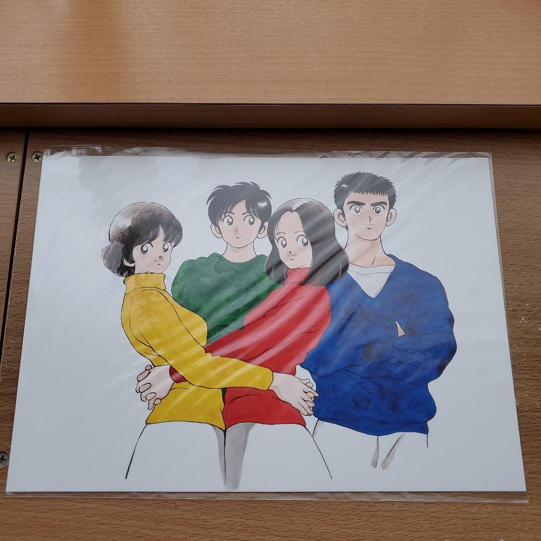 あだち充　クロスゲーム　複製原画　&　あだち充キャンバスボード