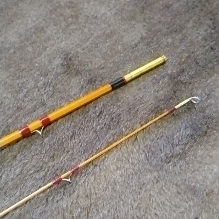 ピアレスリール & バンブーロッド