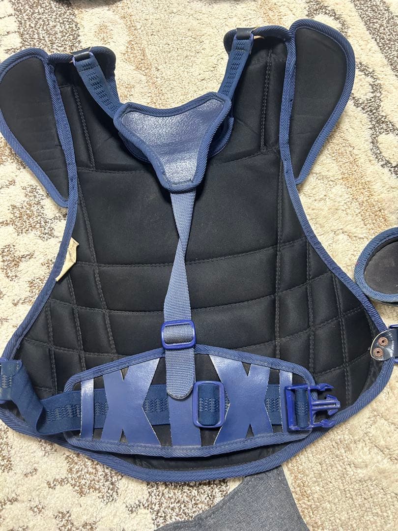 JSBB キャッチャー用防具一式 ネイビー