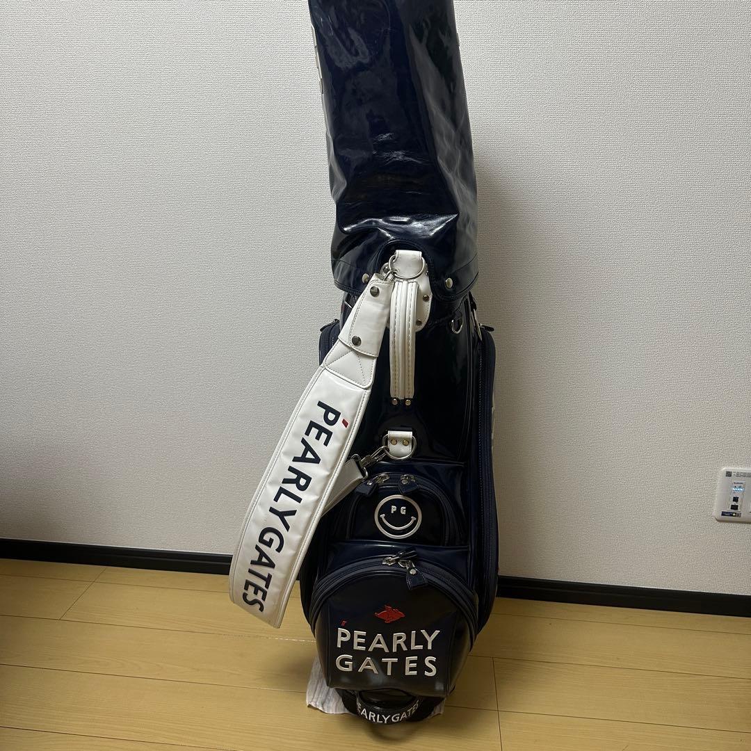 ブルーラケット　PEARLY GATES ゴルフバッグ ネイビー