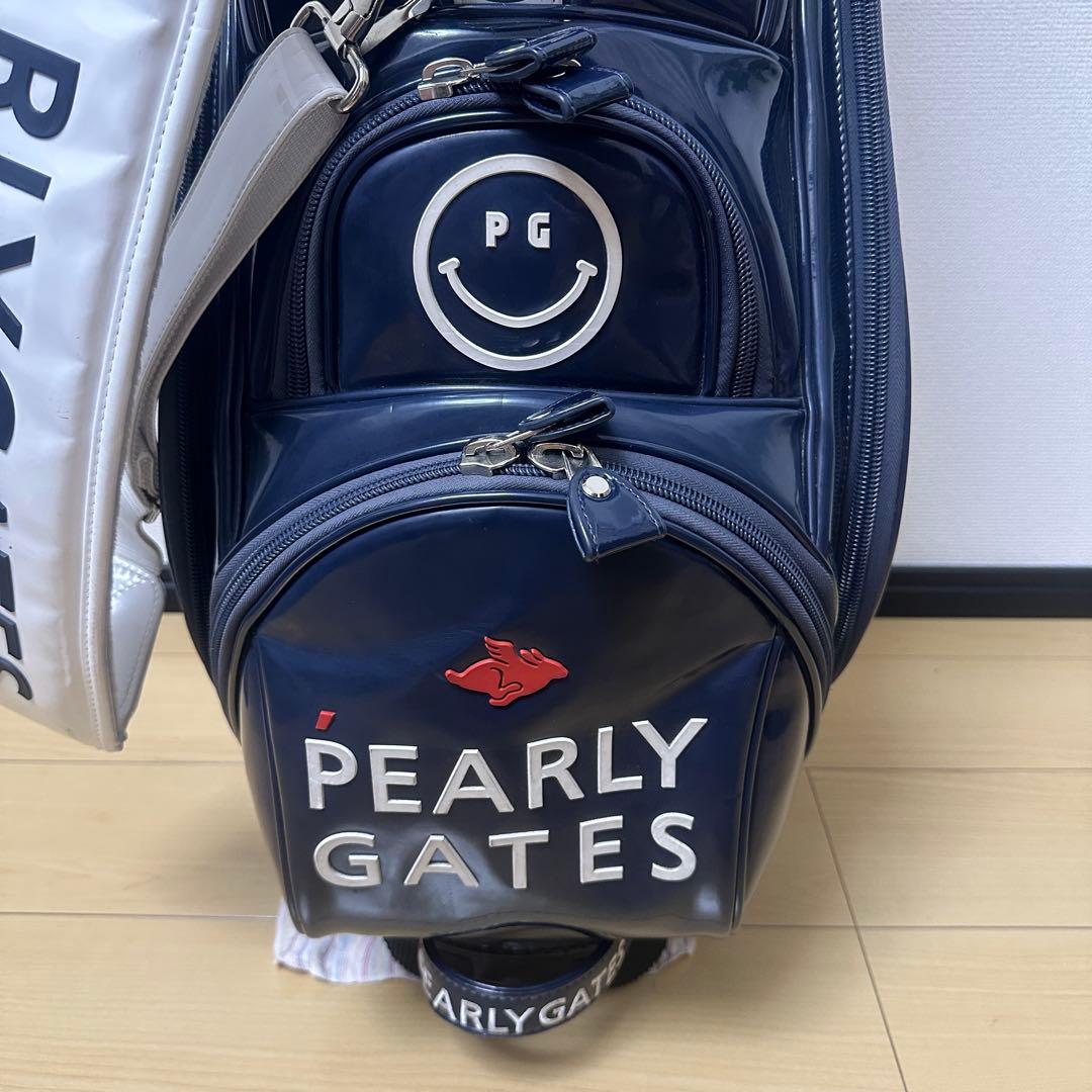 ブルーラケット　PEARLY GATES ゴルフバッグ ネイビー