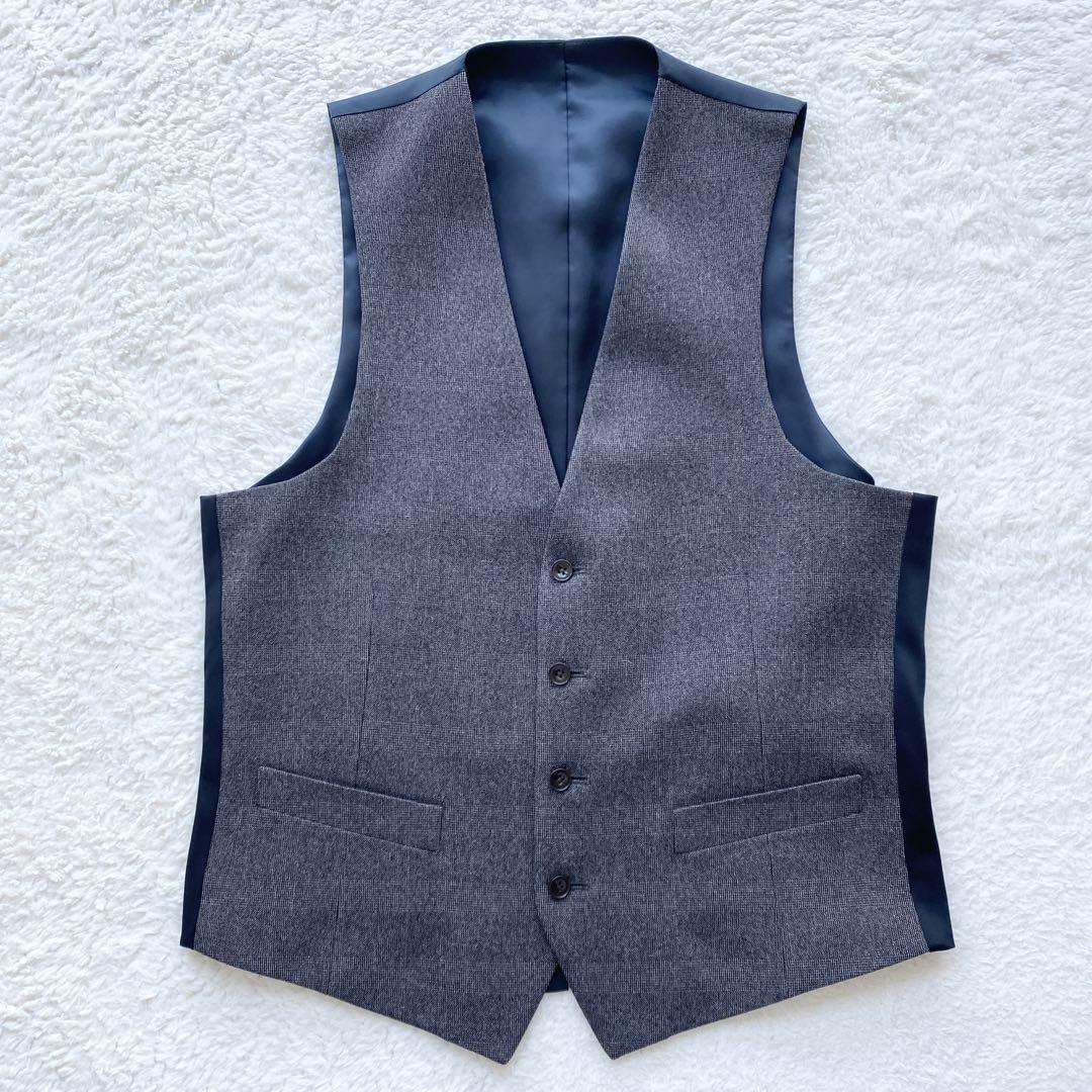 SUIT SELECT スーツセレクト スリーピース チェック Lサイズ Y6