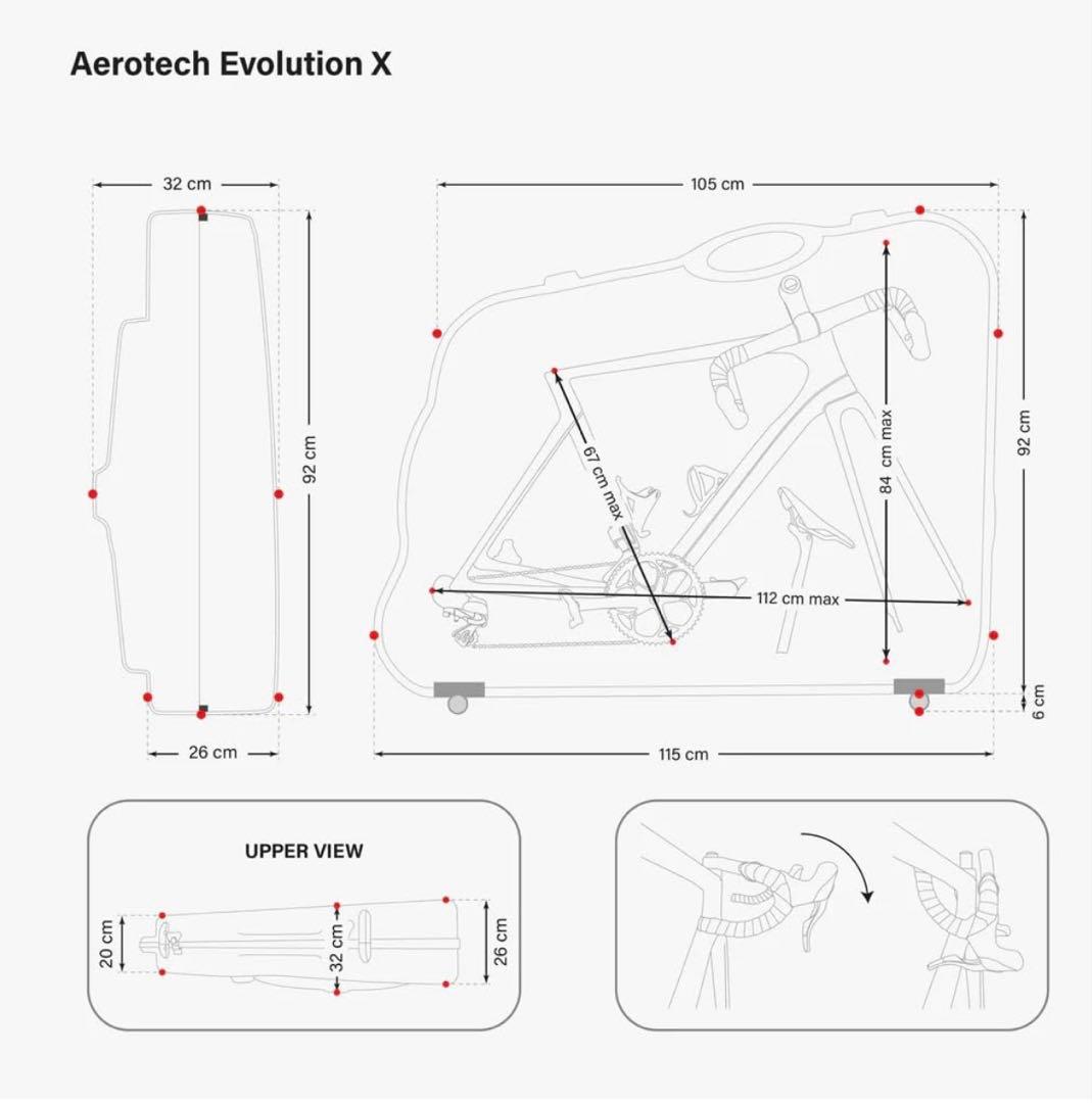 SCICON(シーコン）　AEROTECH EVOLUTION X TSA輪行用