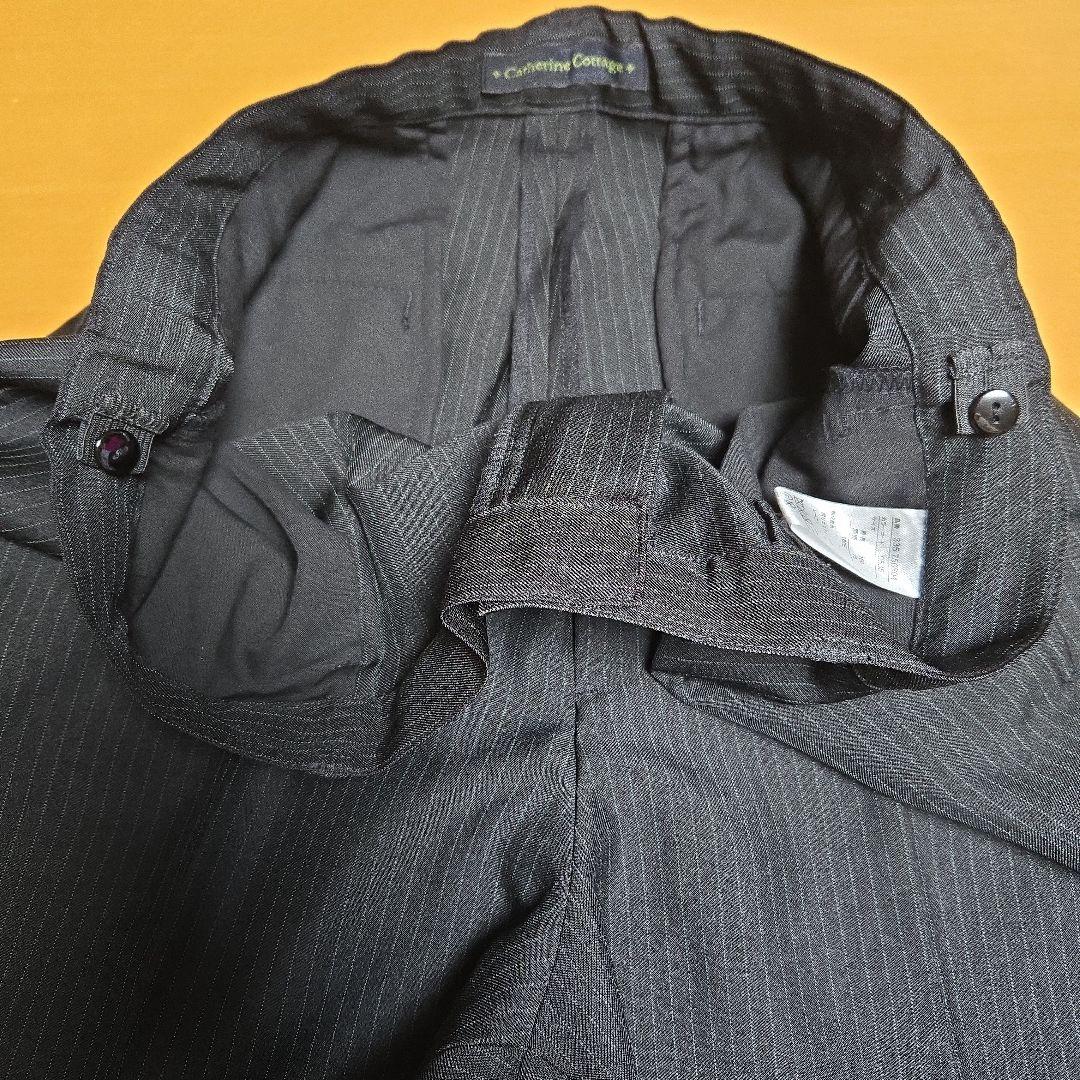 美品　キャサリンコテージ　160E　卒服　スーツセット　黒　大きいサイズ