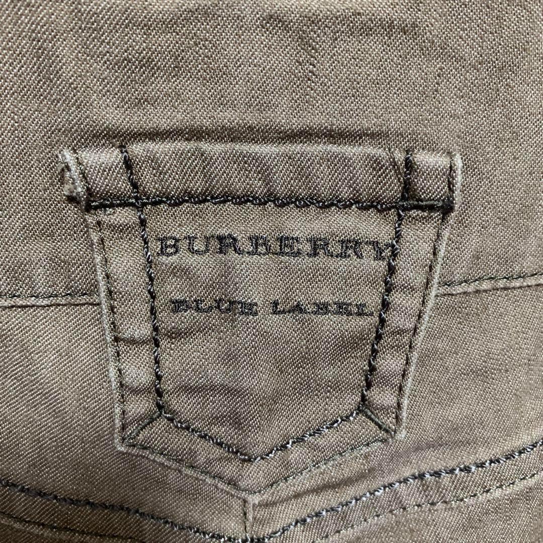 バーバリーブルーレーベル オーバーオール セレブ 高級 騎士 刺繍 ナイトホース