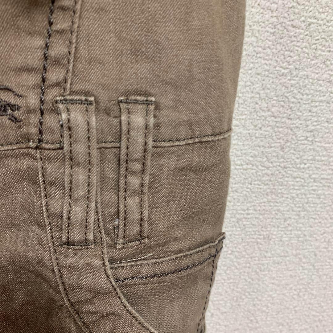 バーバリーブルーレーベル オーバーオール セレブ 高級 騎士 刺繍 ナイトホース