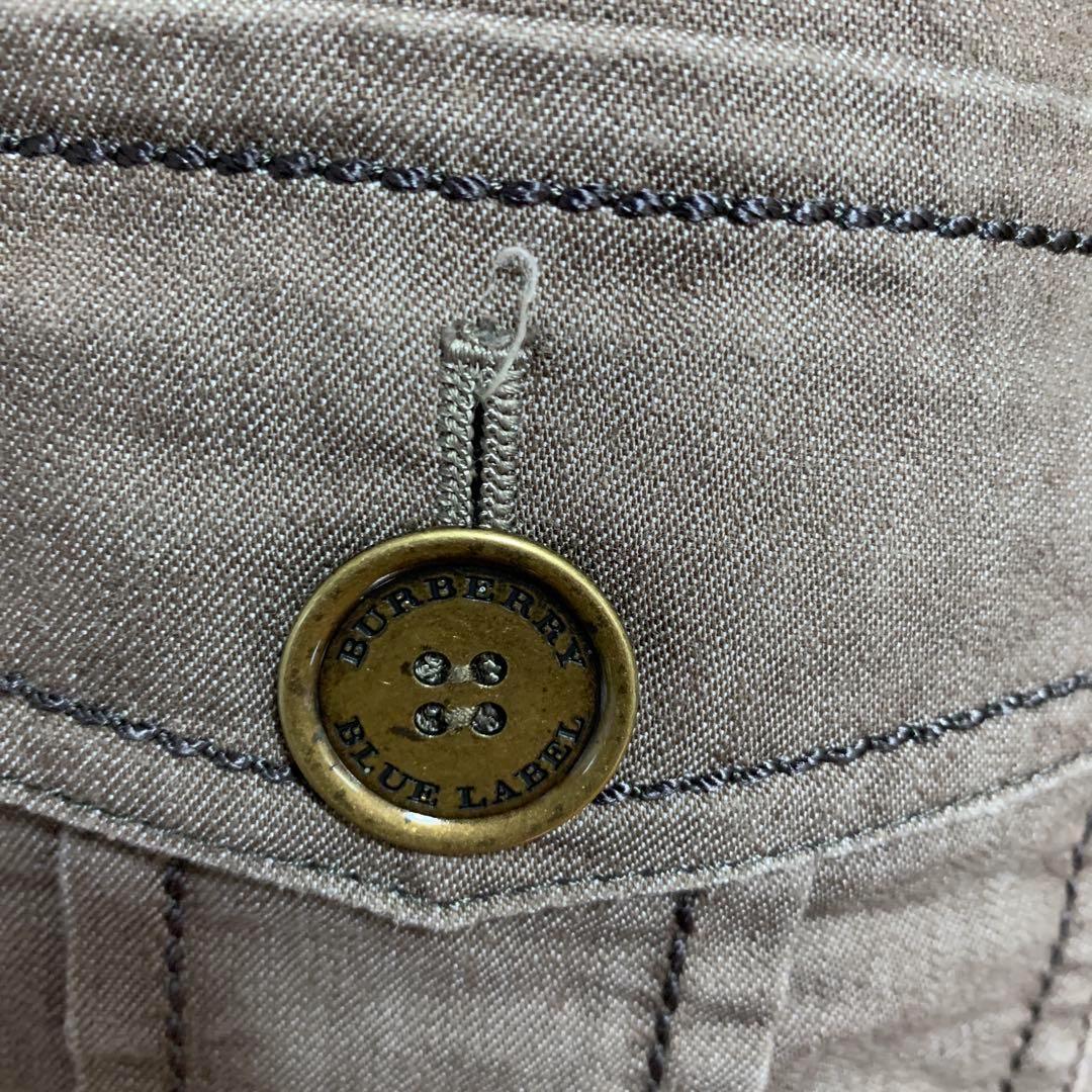 バーバリーブルーレーベル オーバーオール セレブ 高級 騎士 刺繍 ナイトホース