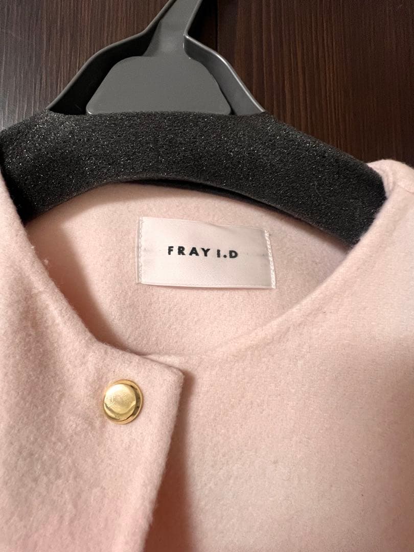 FRAY ID フレイ アイディー　ファーポケットリバーコート　ピンク 1