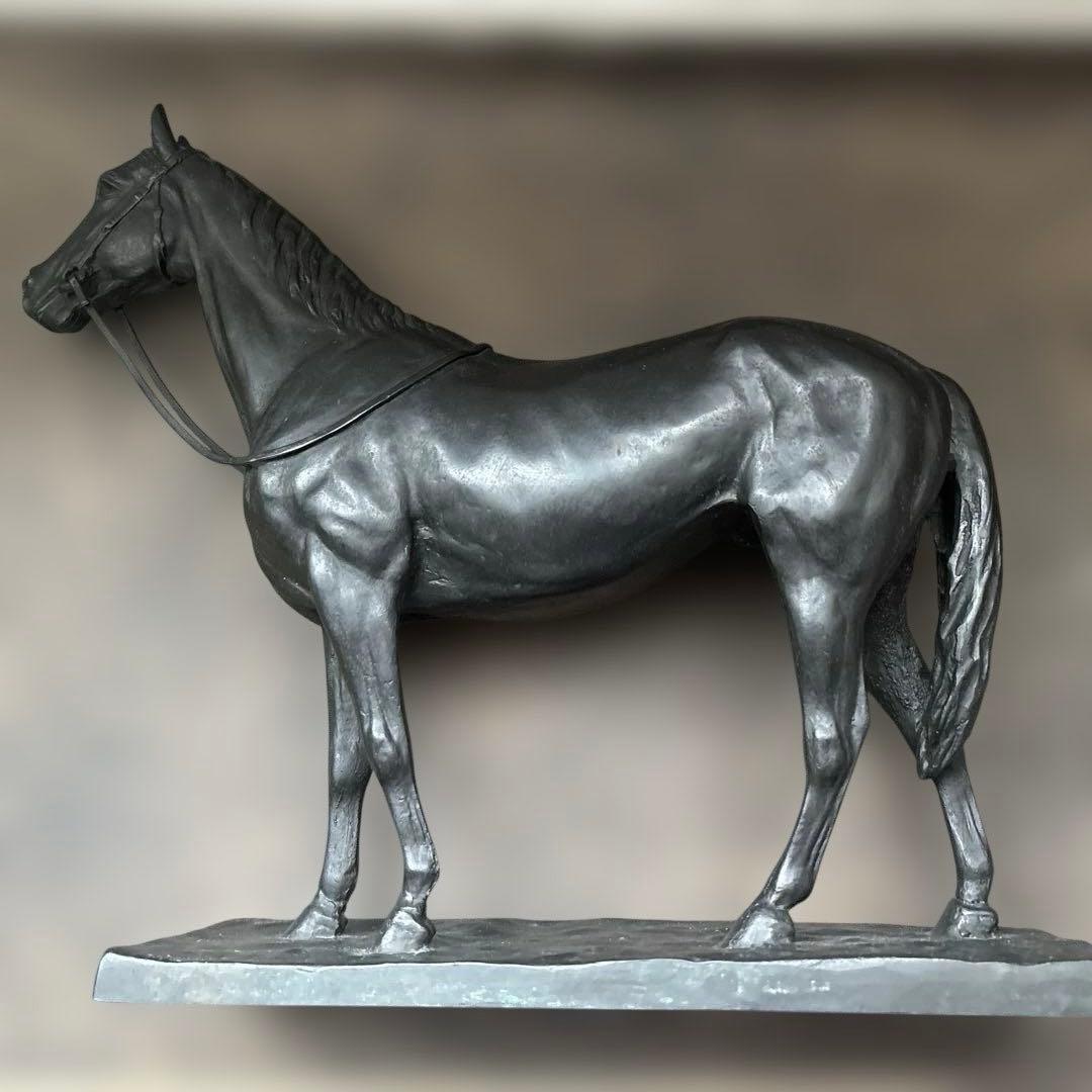 馬の置物　伊藤国男　美品　ブロンズ