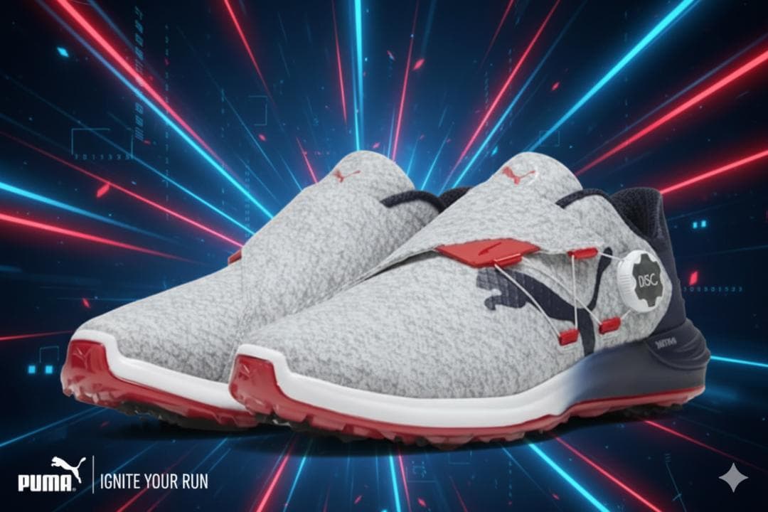 ★プーマ★ファントムキャットニトロディスクスパイクレスシューズ★27cm/GY