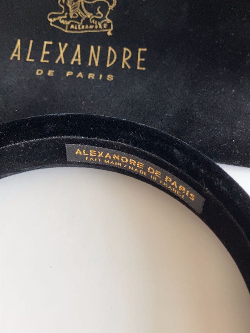 ruyuALEXANDRE DE PARIS ヘアバンド2.5cm幅