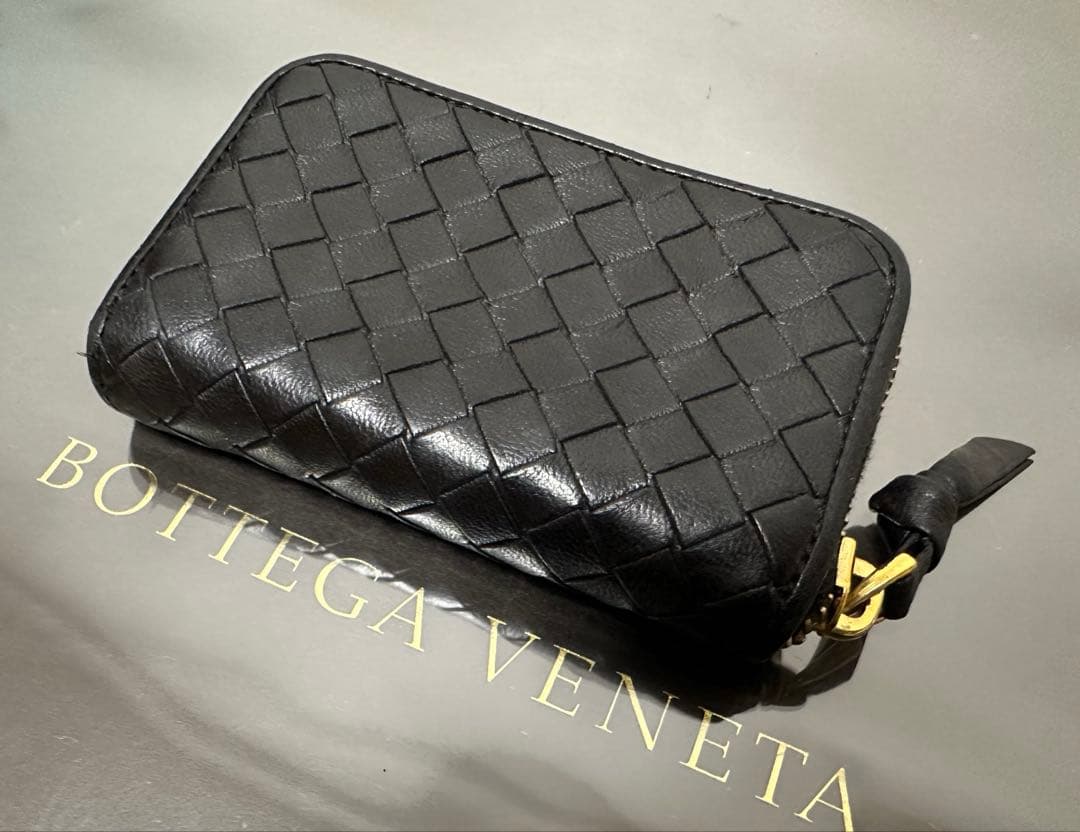 【付属品付】ボッテガヴェネタ ケース ラム／ネロブラック／ゴールド✨✨✨5️⃣