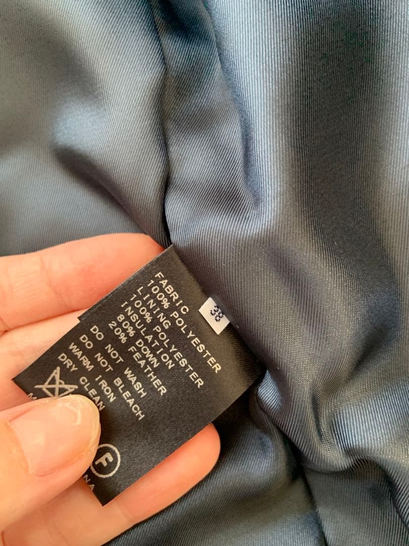 最終お値下げ！IÉNA フード付きネイビー ダウンベスト