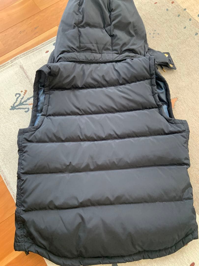 最終お値下げ！IÉNA フード付きネイビー ダウンベスト