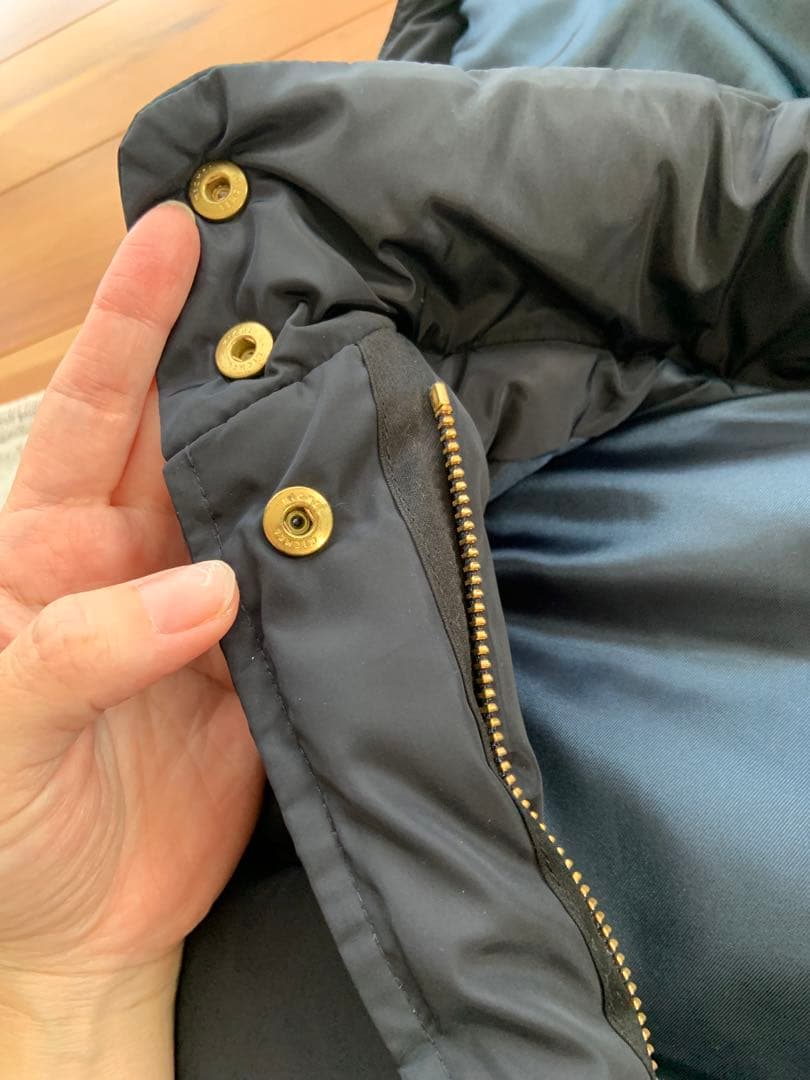 最終お値下げ！IÉNA フード付きネイビー ダウンベスト