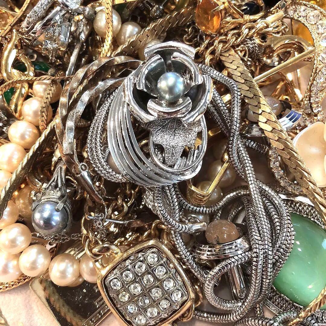 s1701 遺品整理 ジュエリー セット 真珠 ネックレス 指輪 タイピン 他