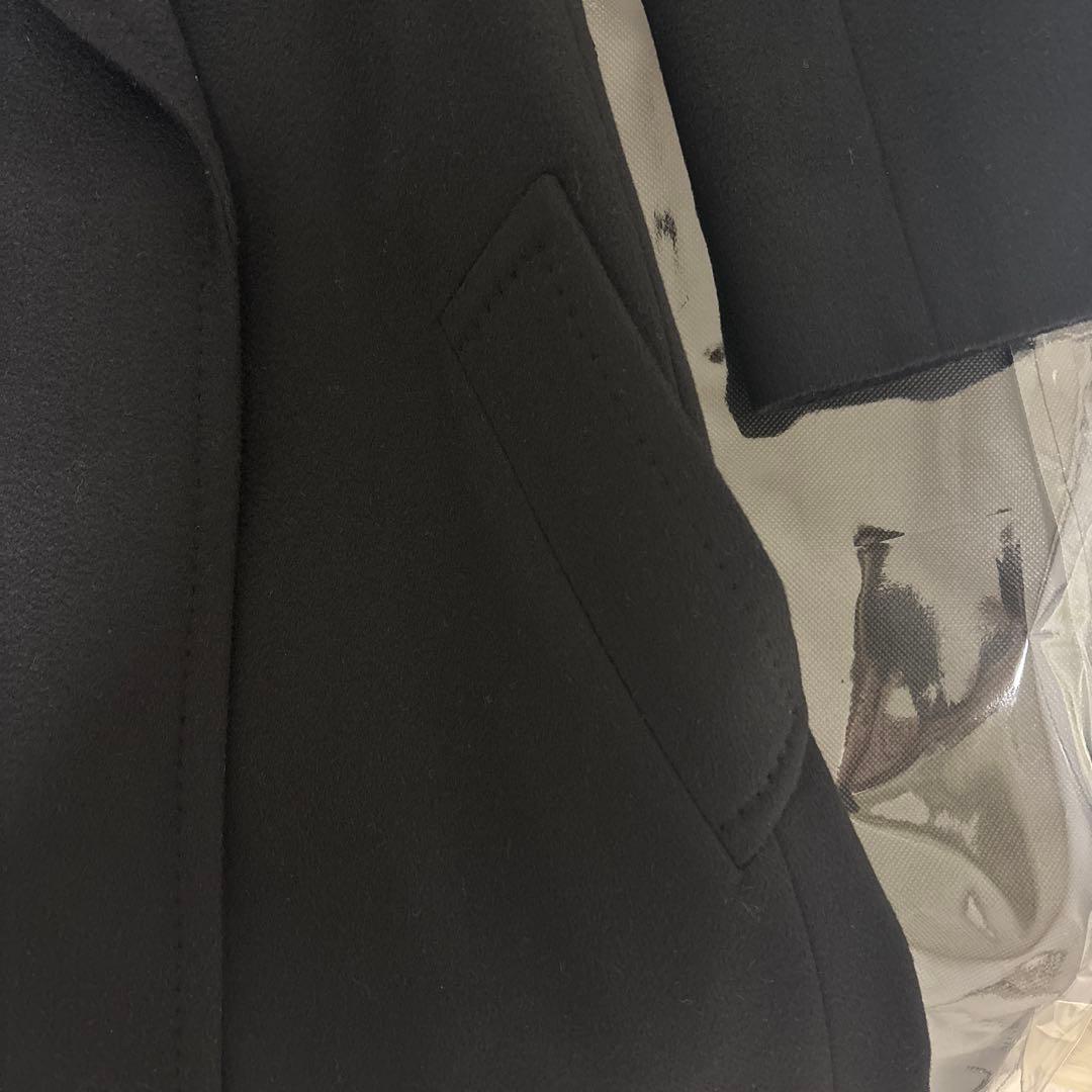 M-premierBLACK カシミヤロングコート