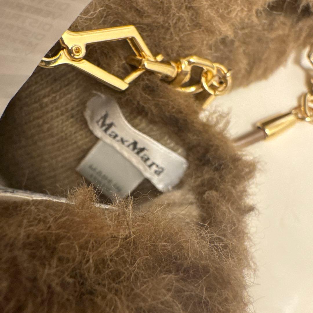 Max Mara ブラウン ミトン 手袋 S-M