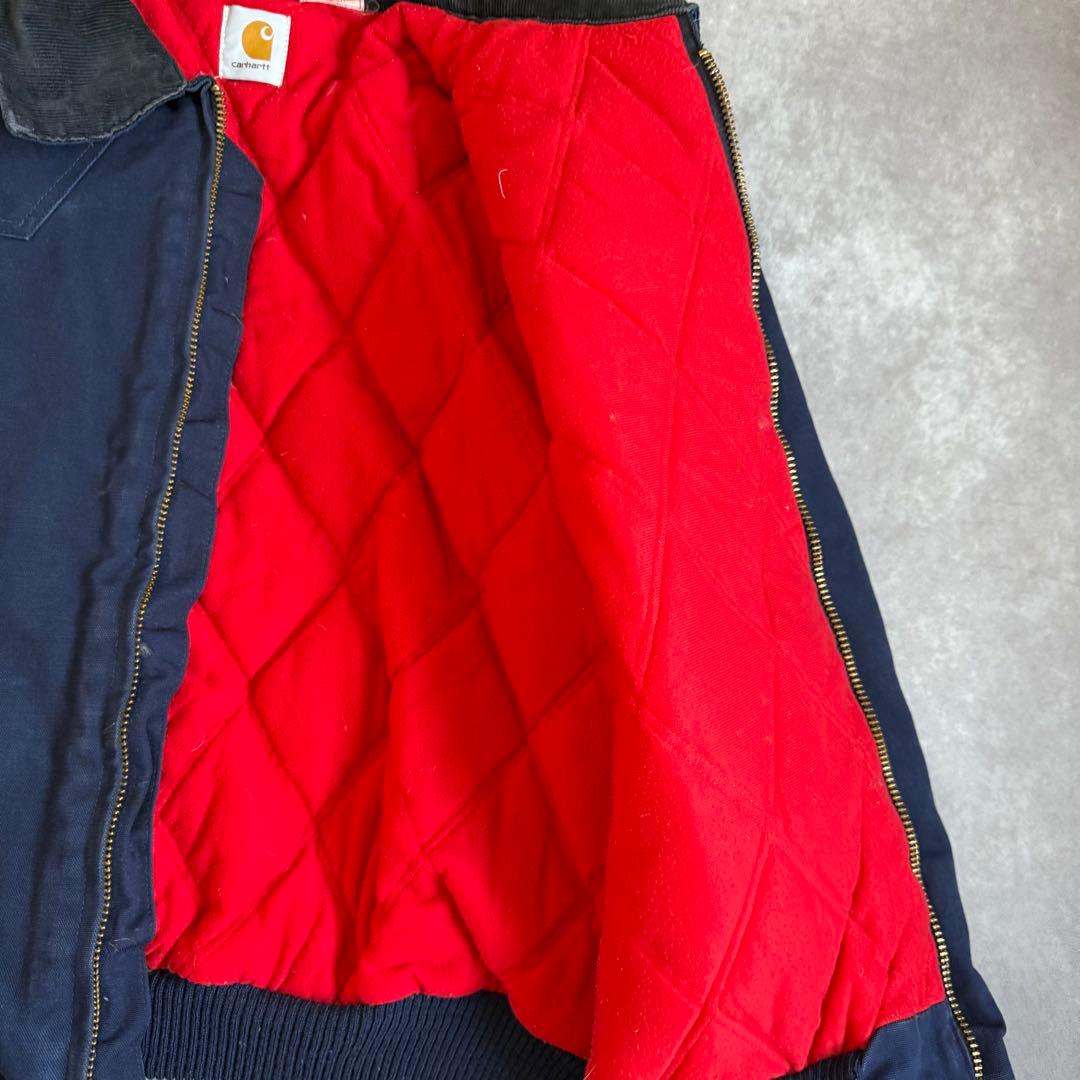 90s カーハート サンタフェジャケット USA製 ネイビー XL