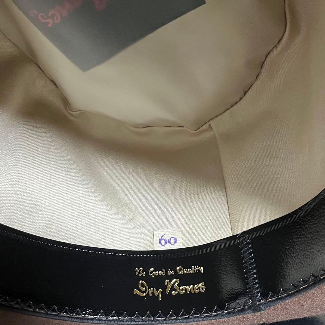 Dry Bones Wool Fedora Hat サイズ60 ドライボーンズ