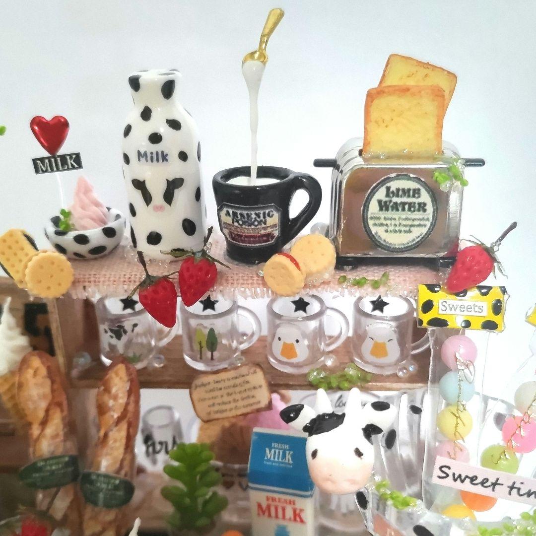 No.Ｃ230 楽しいモゥモゥスイーツセット　(全てテーブルと接着済み)