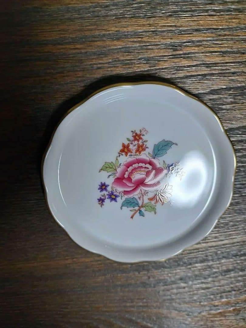 新品　Herend　花柄陶磁器皿5枚セット