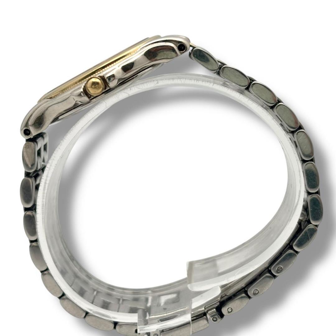 稼働 バーバリー 腕時計 クオーツ コンビ シルバー ゴールド シャドーホース