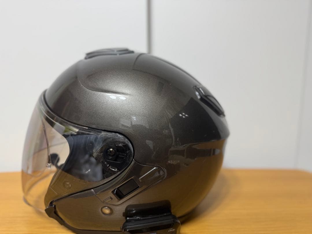 SHOEI J-Cruise ジェットヘルメット　cardo4+(難あり)取付