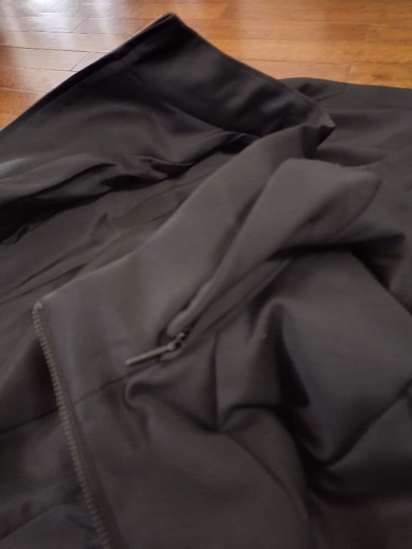 Rene ルネ　34 ブラック フード付き Aラインコート