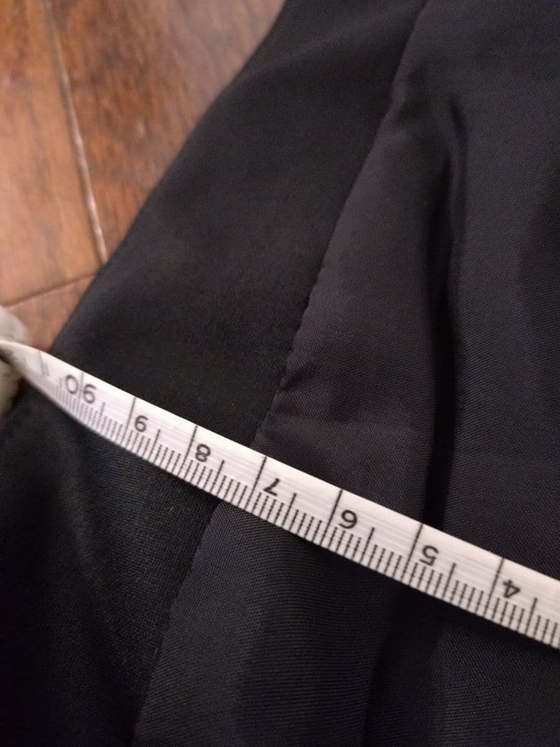 Rene ルネ　34 ブラック フード付き Aラインコート