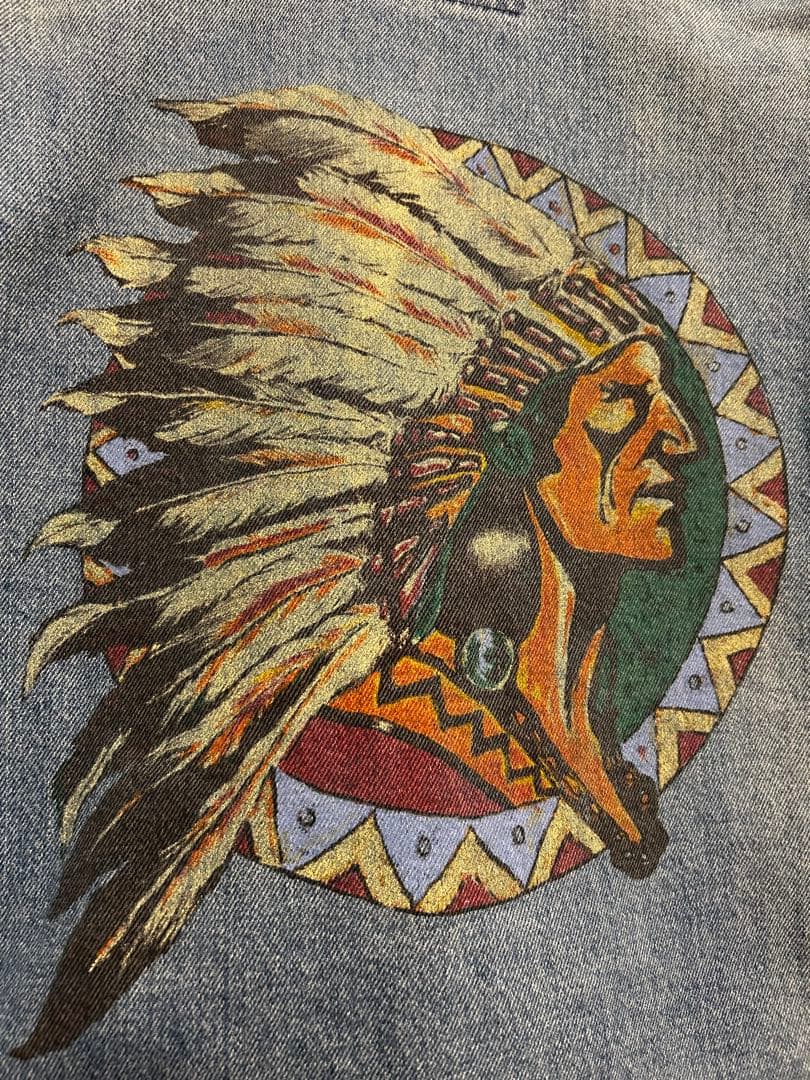 80s〜 ヴィンテージ ラルフローレン　デニムジャケット　インディアンヘッド