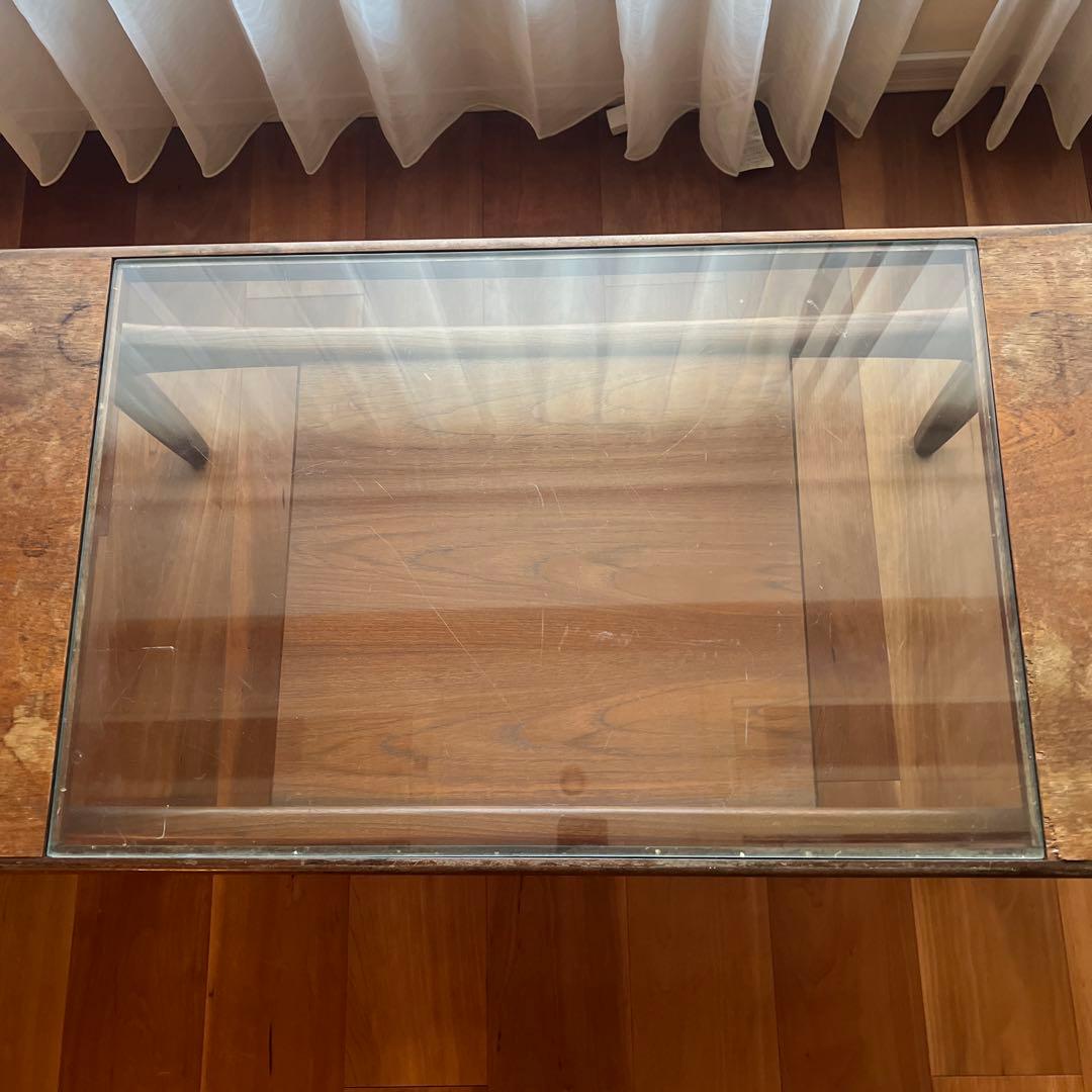 G-plan木製ガラスローテーブル 中型