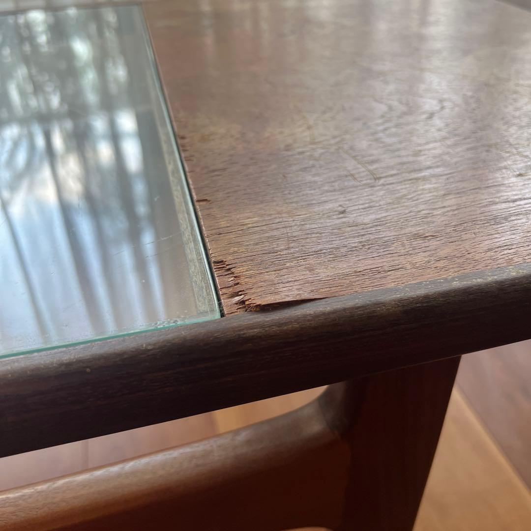 G-plan木製ガラスローテーブル 中型