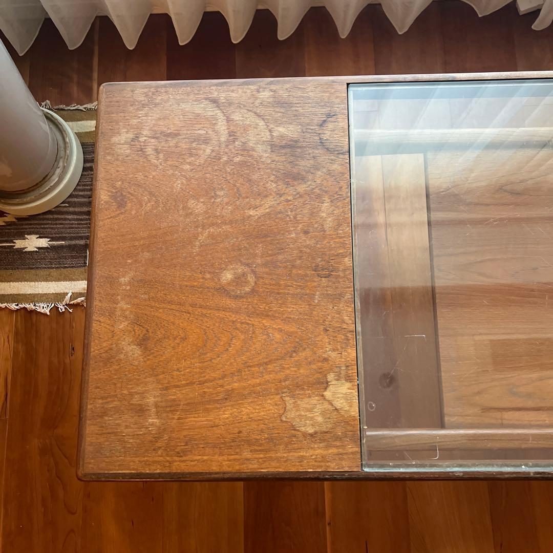 G-plan木製ガラスローテーブル 中型