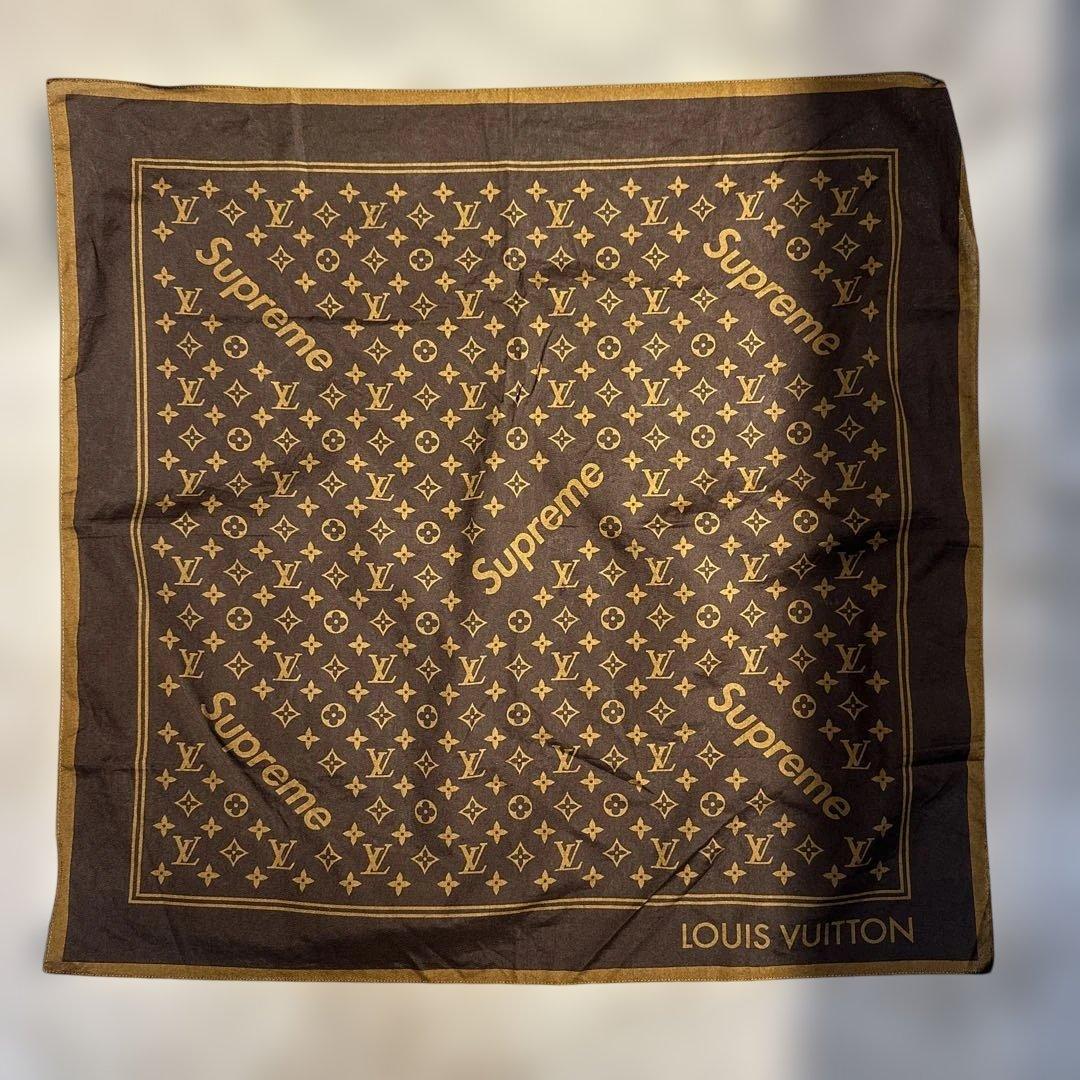 Louis Vuitton ✖️ supreme バンダナ ハンカチ 正規品